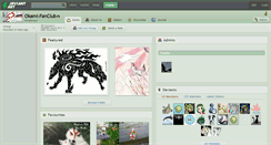 Desktop Screenshot of okami-fanclub.deviantart.com