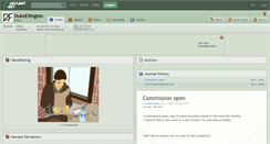 Desktop Screenshot of dukeellington.deviantart.com