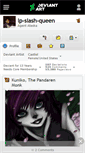 Mobile Screenshot of lp-slash-queen.deviantart.com