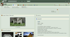 Desktop Screenshot of malic.deviantart.com