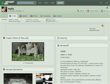 Tablet Screenshot of malic.deviantart.com