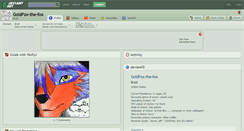 Desktop Screenshot of goldfox-the-fox.deviantart.com