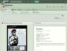 Tablet Screenshot of danaarena.deviantart.com