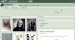 Desktop Screenshot of liiz-thompson.deviantart.com