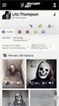 Mobile Screenshot of liiz-thompson.deviantart.com