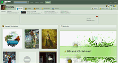 Desktop Screenshot of cynnalia.deviantart.com