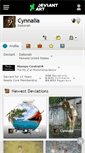 Mobile Screenshot of cynnalia.deviantart.com
