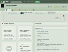Tablet Screenshot of luna-moon-beam.deviantart.com