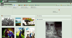 Desktop Screenshot of makemehappy.deviantart.com