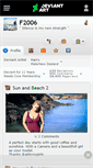 Mobile Screenshot of f2006.deviantart.com