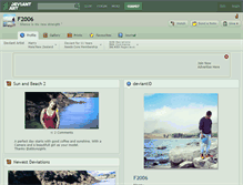 Tablet Screenshot of f2006.deviantart.com