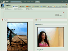 Tablet Screenshot of fragile-1.deviantart.com