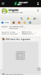 Mobile Screenshot of kingddd.deviantart.com