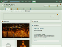 Tablet Screenshot of decaraalapared.deviantart.com