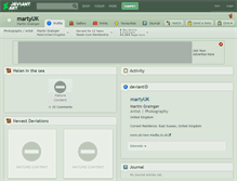 Tablet Screenshot of martyuk.deviantart.com