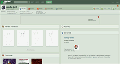 Desktop Screenshot of candy-shell.deviantart.com