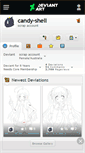 Mobile Screenshot of candy-shell.deviantart.com