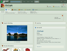 Tablet Screenshot of jitterbugie.deviantart.com