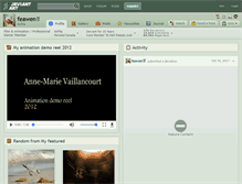 Tablet Screenshot of feawen.deviantart.com