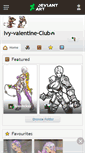 Mobile Screenshot of ivy-valentine-club.deviantart.com