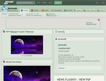 Tablet Screenshot of jonmusk.deviantart.com