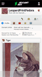Mobile Screenshot of leopardprintfedora.deviantart.com
