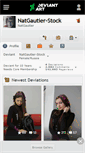 Mobile Screenshot of natgautier-stock.deviantart.com