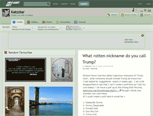 Tablet Screenshot of katzztar.deviantart.com