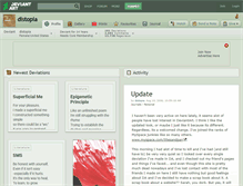 Tablet Screenshot of distopia.deviantart.com