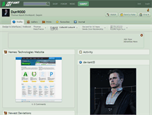 Tablet Screenshot of dun9000.deviantart.com