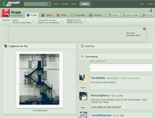 Tablet Screenshot of krupa.deviantart.com