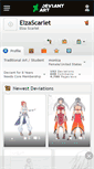 Mobile Screenshot of elzascarlet.deviantart.com