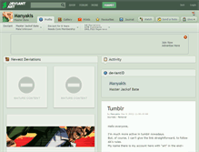 Tablet Screenshot of manyakis.deviantart.com