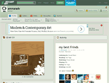 Tablet Screenshot of ammaradv.deviantart.com