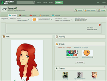 Tablet Screenshot of janao-o.deviantart.com