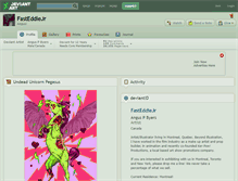 Tablet Screenshot of fasteddiejr.deviantart.com