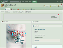 Tablet Screenshot of peluche-bleu-nuit.deviantart.com