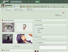 Tablet Screenshot of conrestor.deviantart.com