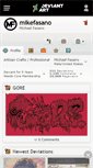 Mobile Screenshot of mikefasano.deviantart.com