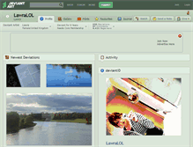 Tablet Screenshot of lawralol.deviantart.com