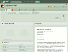 Tablet Screenshot of drayned-voodoo.deviantart.com