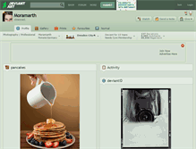 Tablet Screenshot of moramarth.deviantart.com