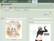 Tablet Screenshot of doctorpontouf.deviantart.com