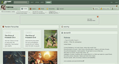 Desktop Screenshot of katessa.deviantart.com