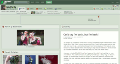 Desktop Screenshot of ladythesta.deviantart.com