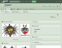 Tablet Screenshot of changamar.deviantart.com