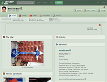 Tablet Screenshot of amaterasu12.deviantart.com