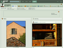 Tablet Screenshot of jensaarai.deviantart.com