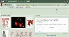 Desktop Screenshot of dingheart664.deviantart.com