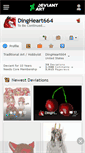 Mobile Screenshot of dingheart664.deviantart.com